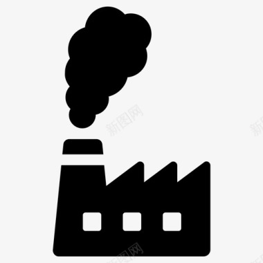 污染空气肮脏图标图标