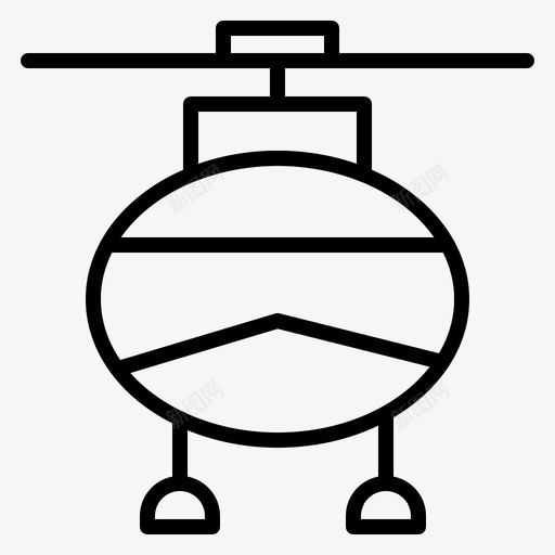 直升机运输车辆图标svg_新图网 https://ixintu.com 直升机 车辆 运输