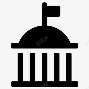 国会大厦政府美国图标图标