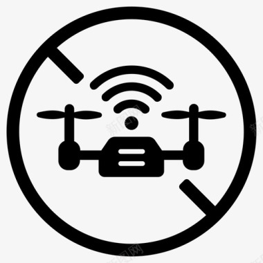 无人机限制禁止无人机图标图标
