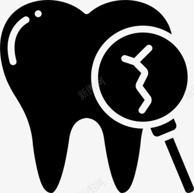 断牙牙科5补牙图标图标