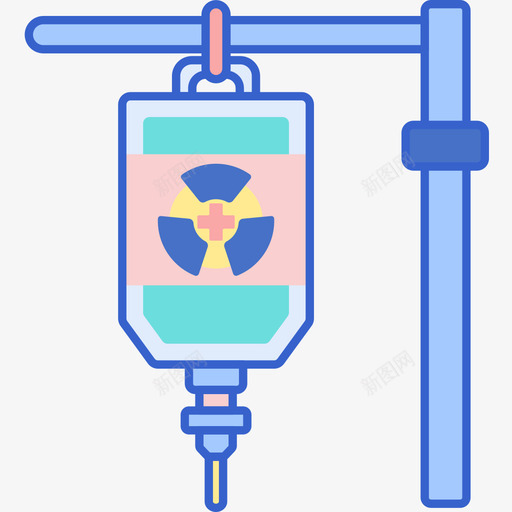 化疗健康50线性颜色图标svg_新图网 https://ixintu.com 健康 化疗 线性 颜色