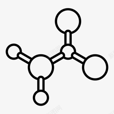 分子化学分数图标图标