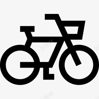 自行车荷兰35直线型图标图标