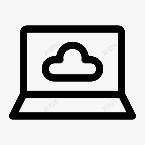 云数据库笔记本电脑图标svg_新图网 https://ixintu.com 云 数据库 数据库和服务器pixelPrefict 服务器 笔记本电脑