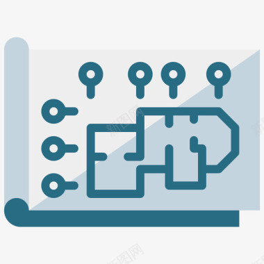 蓝图建筑169平面图图标图标