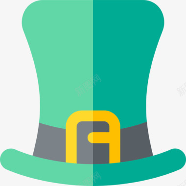 帽子爱尔兰11扁平图标图标