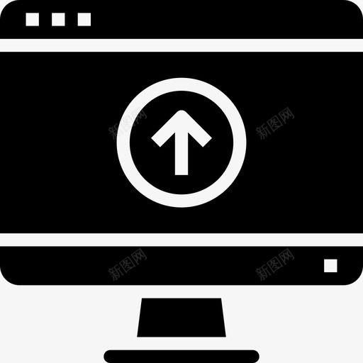 上传网站和windows界面1填充图标svg_新图网 https://ixintu.com windows 上传 填充 界面 网站