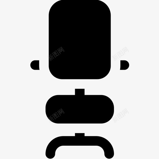 椅子138办公室有人图标svg_新图网 https://ixintu.com 办公室 有人 椅子