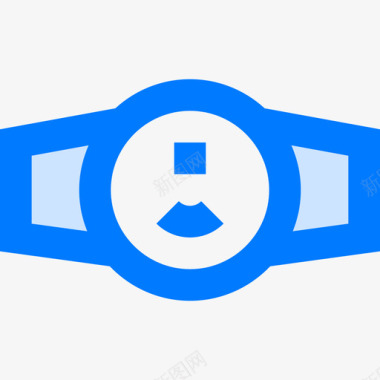 冠军腰带拳击5蓝色图标图标