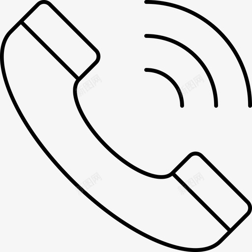 电话座机接受器图标svg_新图网 https://ixintu.com 业务财务电话详细说明 座机 接受器 电话 铃声