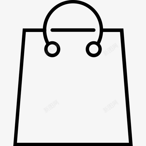 采购袋子货物图标svg_新图网 https://ixintu.com 妇女节 纸张 袋子 货物 购物 采购
