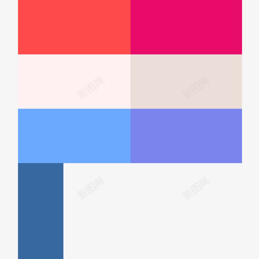 荷兰国旗33号扁平图标svg_新图网 https://ixintu.com 扁平 荷兰国旗33号
