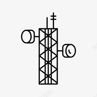 塔通讯塔埃菲尔铁塔图标图标