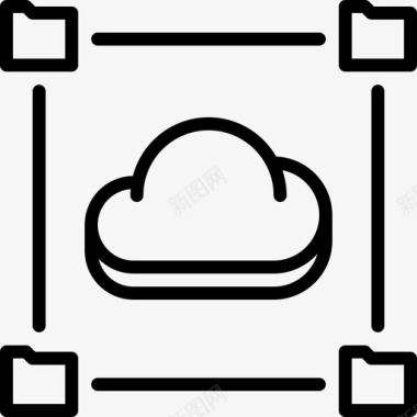 云云技术31线性图标图标