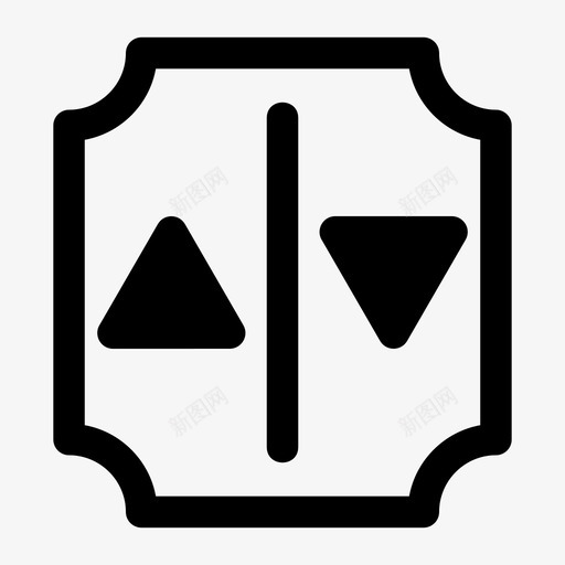 电梯按钮门图标svg_新图网 https://ixintu.com 办公室 按钮 楼层 电梯