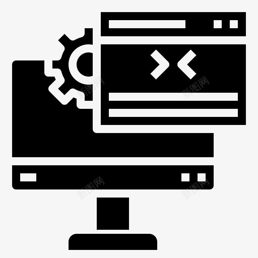 计算机工程78填充图标svg_新图网 https://ixintu.com 填充 工程 计算机