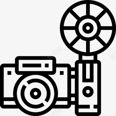 摄像机摄像机及附件6线性图标图标