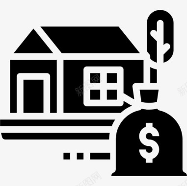房地产会计和金融4扎实图标图标