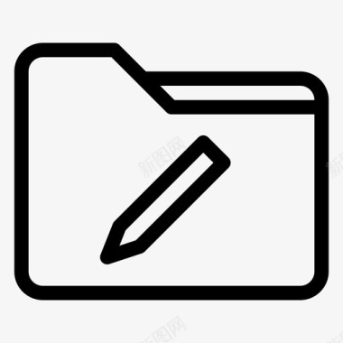 信纸文件夹存档编辑图标图标