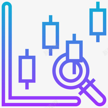图表税收梯度图标图标