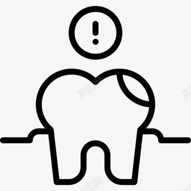 磨牙牙医54直系图标图标