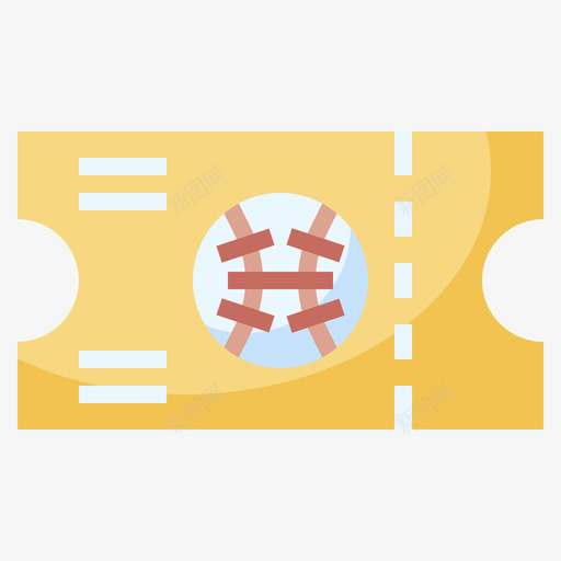 棒球票44分平手图标svg_新图网 https://ixintu.com 44分 平手 棒球 球票