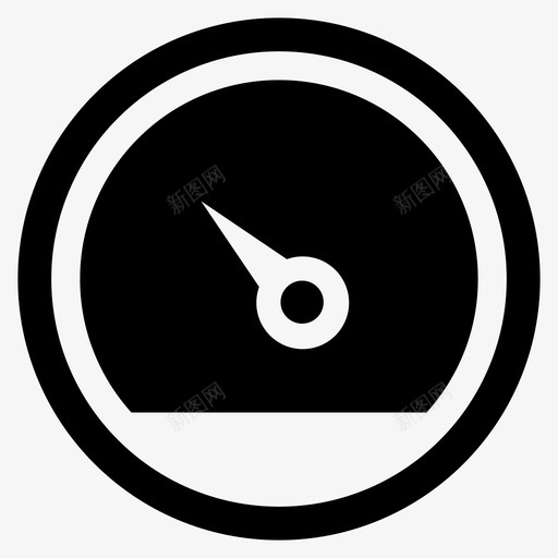 气压计快速指示器图标svg_新图网 https://ixintu.com 快速 指示器 气压计 速度 速度表
