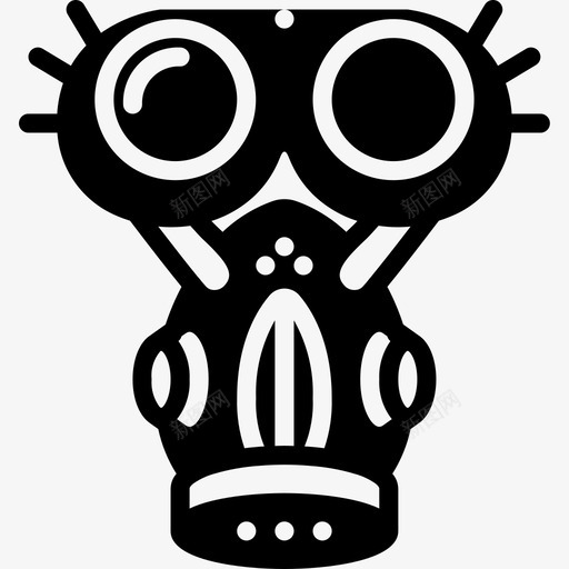 防毒面具蒸汽朋克2填充图标svg_新图网 https://ixintu.com 填充 蒸汽朋克2 防毒面具