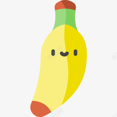 香蕉健康56扁平图标图标