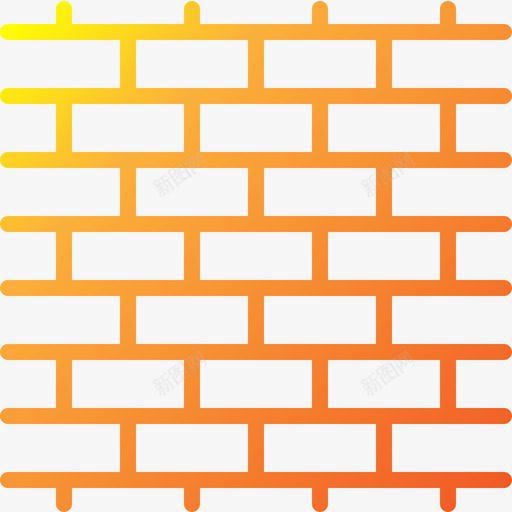 砖墙建筑168坡度图标svg_新图网 https://ixintu.com 坡度 建筑 砖墙