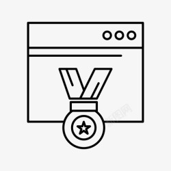vectoryseo奖优化web图标高清图片