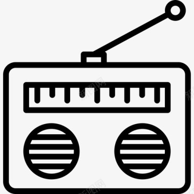 收音机音乐110大纲图标图标