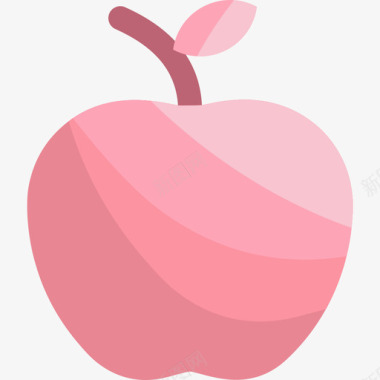 苹果健康食品38扁平图标图标