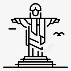 救世雷德梅尔基督巴西救世主基督图标高清图片