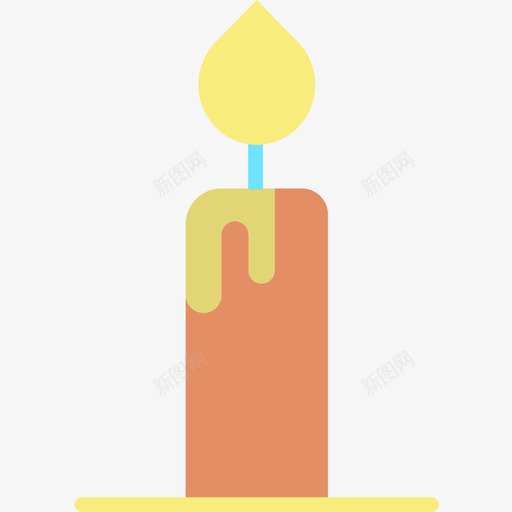 蜡烛聚会和庆祝19平的图标svg_新图网 https://ixintu.com 平的 庆祝 聚会 蜡烛