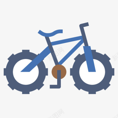 山地自行车自行车35平板图标图标