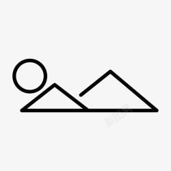 iOS预览风景山脉图标高清图片