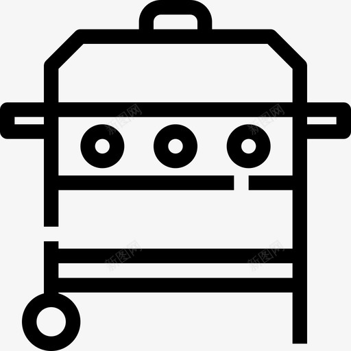 烧烤厨师设备图标svg_新图网 https://ixintu.com 厨师 烧烤 设备