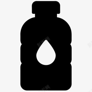 水瓶饮料矿物质图标图标