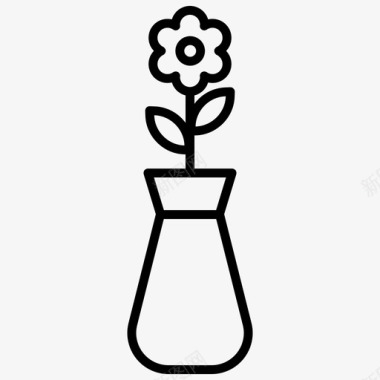 花瓶双耳瓶罐子图标图标