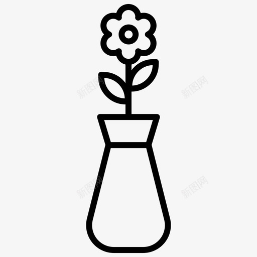 花瓶双耳瓶罐子图标svg_新图网 https://ixintu.com 双耳瓶 壶 罐子 花瓶