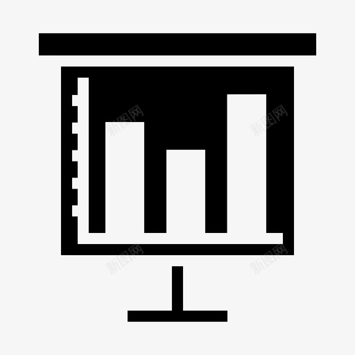 演示文稿业务图表图标svg_新图网 https://ixintu.com office 业务 图表 填充 文稿 演示