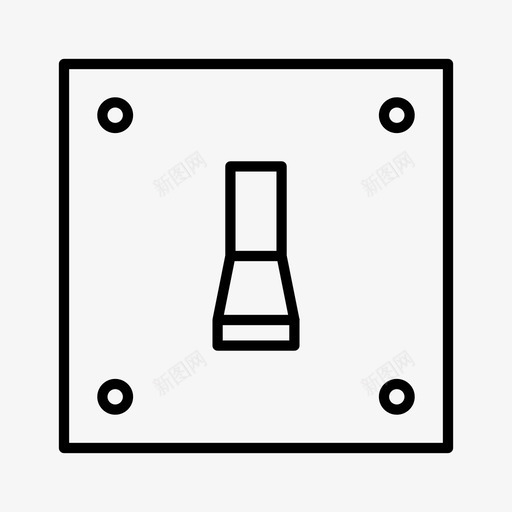 开关家庭智能图标svg_新图网 https://ixintu.com 家庭 开关 智能 智能家居