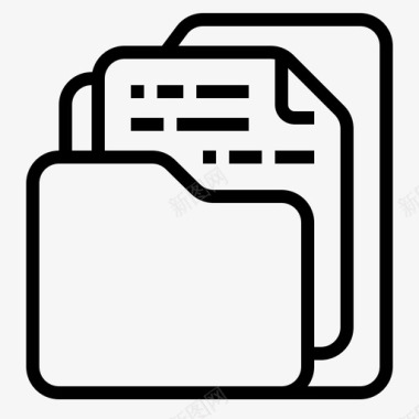 文件夹文件夹和文件夹22大纲图标图标