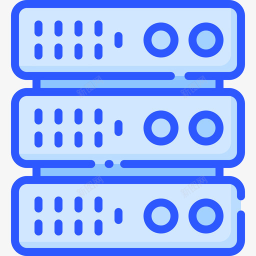 服务器加密货币81蓝色图标svg_新图网 https://ixintu.com 加密货币81 服务器 蓝色