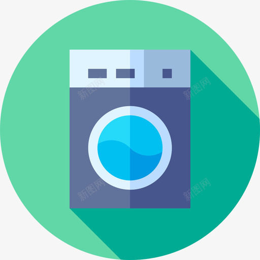 洗衣机时尚8平板图标svg_新图网 https://ixintu.com 平板 时尚 洗衣机 设计