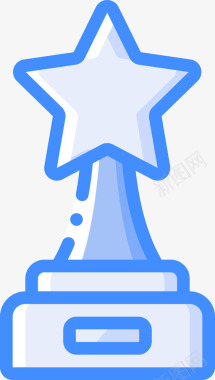 奖杯奖励31蓝色图标图标