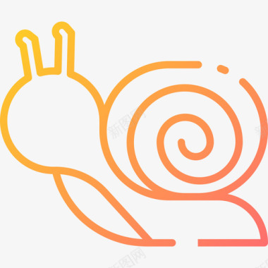 蜗牛弹簧80坡度图标图标