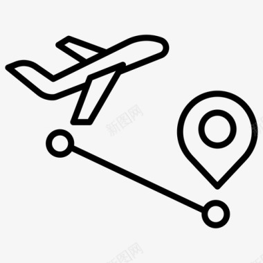 目的地机场航班图标图标